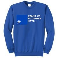 Stand Up To Jewish Hate Blue Square Support Israel  Sweatshirt