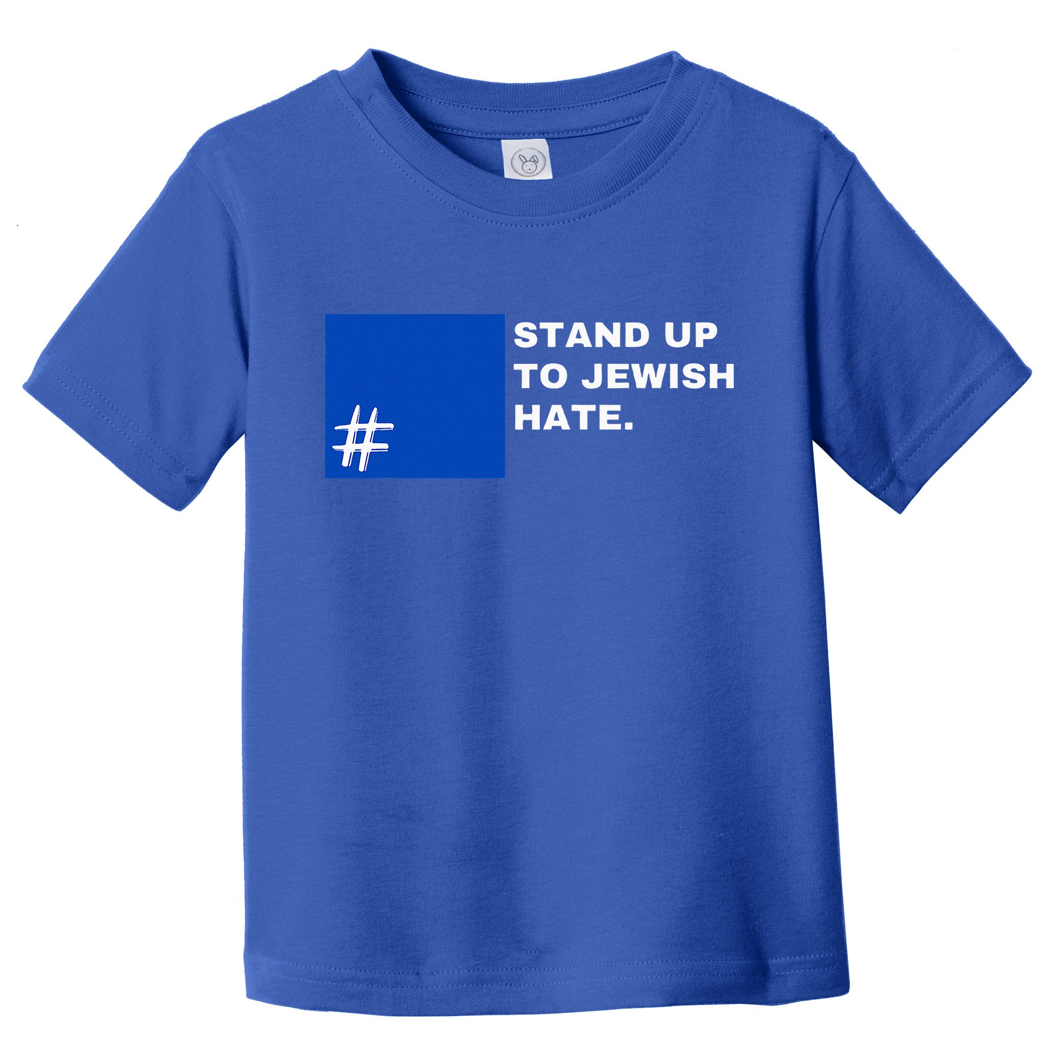 Stand Up To Jewish Hate Blue Square Support Israel  Toddler T-Shirt