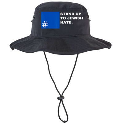 Stand Up To Jewish Hate Blue Square Support Israel Bucket Hat