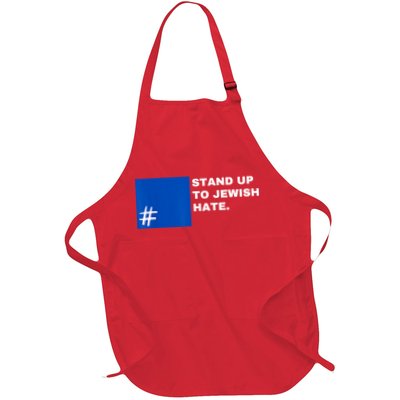 Stand Up To Jewish Hate Blue Square Support Israel Apron