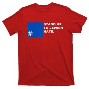 Stand Up To Jewish Hate Blue Square Support Israel T-Shirt