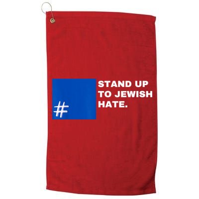Stand Up To Jewish Hate Blue Square Support Israel Golf Towel