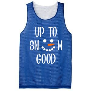 Snow Up To Snow Good Winter Cute Gift Mesh Reversible Basketball Jersey Tank