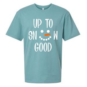 Snow Up To Snow Good Winter Cute Gift Sueded Cloud Jersey T-Shirt