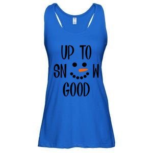 Snow Up To Snow Good Winter Gift Ladies Essential Flowy Tank