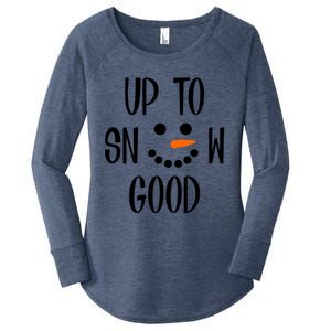 Snow Up To Snow Good Winter Gift Women's Perfect Tri Tunic Long Sleeve Shirt