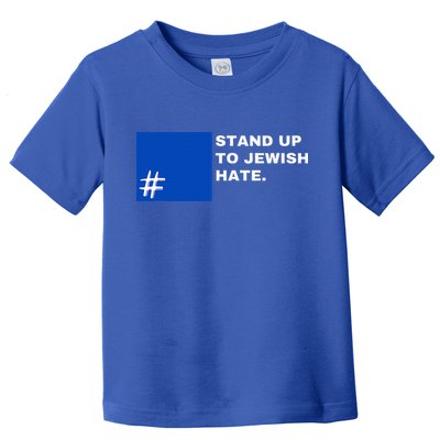 Stand Up To Jewish Hate Blue Square Support Israel   Toddler T-Shirt