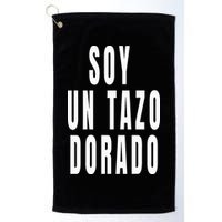 Soy Un Tazo Dorado Golf Towel