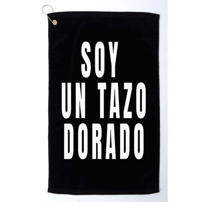 Soy Un Tazo Dorado Golf Towel