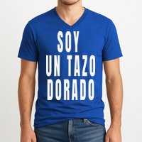 Soy Un Tazo Dorado V-Neck T-Shirt