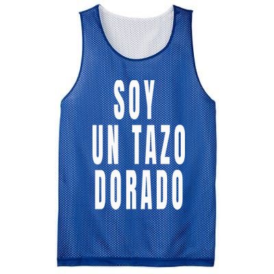 Soy Un Tazo Dorado Mesh Reversible Basketball Jersey Tank