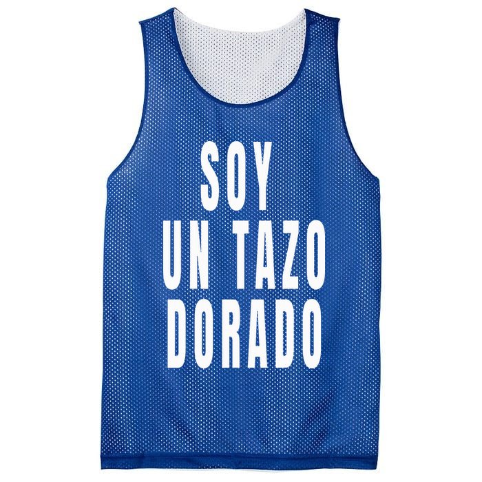 Soy Un Tazo Dorado Mesh Reversible Basketball Jersey Tank