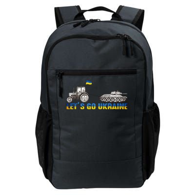 Support Ukraine Ukrainian Farmer Tractor Tank Let Go Ukraine Gift Daily Commute Backpack