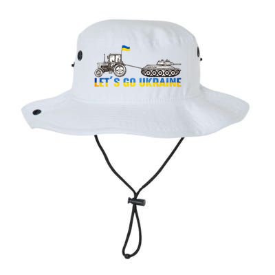 Support Ukraine Ukrainian Farmer Tractor Tank Let Go Ukraine Gift Legacy Cool Fit Booney Bucket Hat