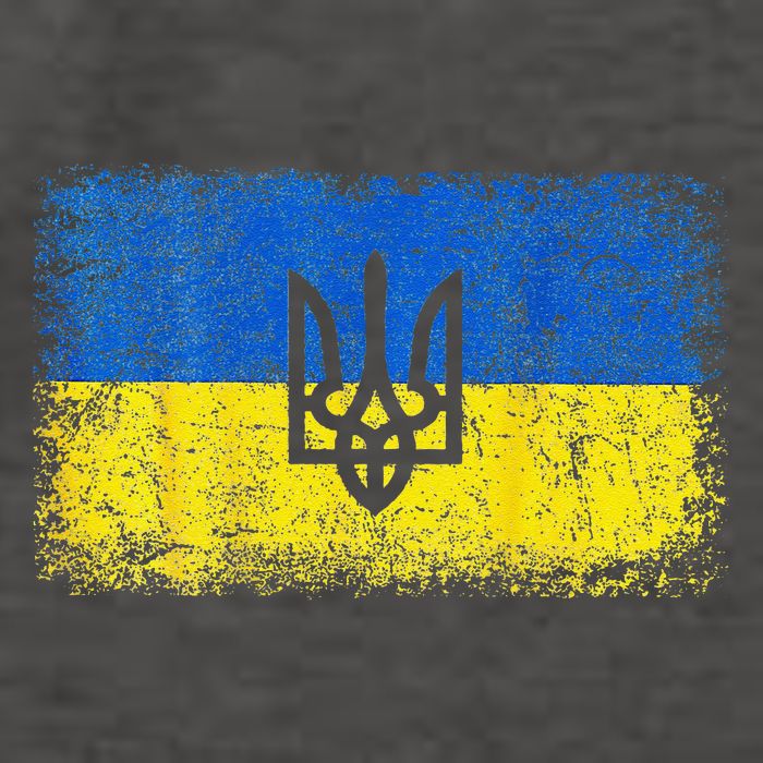 Support Ukraine Ukrainian Flag Emblem on back Gift Vector Backpack