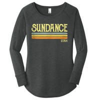 Sundance Utah Ut Souvenir Gift Women's Perfect Tri Tunic Long Sleeve Shirt