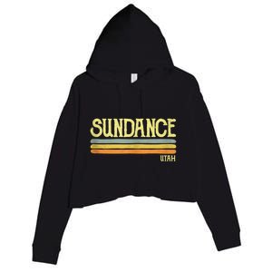 Sundance Utah Ut Souvenir Gift Crop Fleece Hoodie