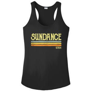 Sundance Utah Ut Souvenir Gift Ladies PosiCharge Competitor Racerback Tank