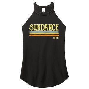 Sundance Utah Ut Souvenir Gift Women's Perfect Tri Rocker Tank