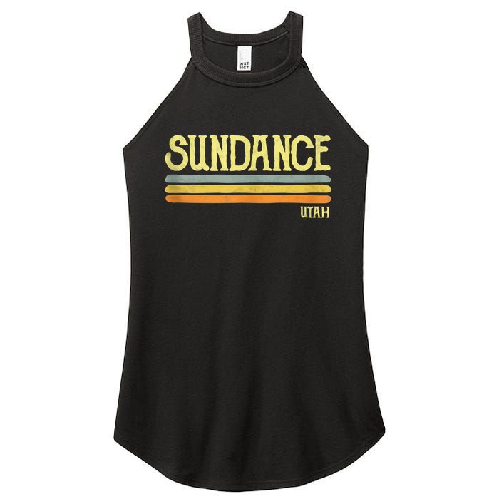 Sundance Utah Ut Souvenir Gift Women's Perfect Tri Rocker Tank