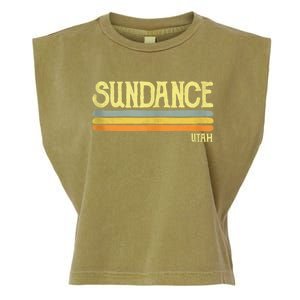 Sundance Utah Ut Souvenir Gift Garment-Dyed Women's Muscle Tee