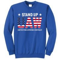 Stand Up UAW United For A Strong Contract Angry Union Worker Sweatshirt