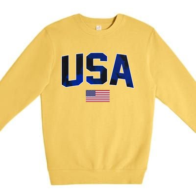 States United USA Tie Dye Soccer Jersey American Football Premium Crewneck Sweatshirt