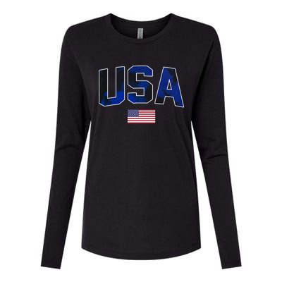 States United USA Tie Dye Soccer Jersey American Football Womens Cotton Relaxed Long Sleeve T-Shirt