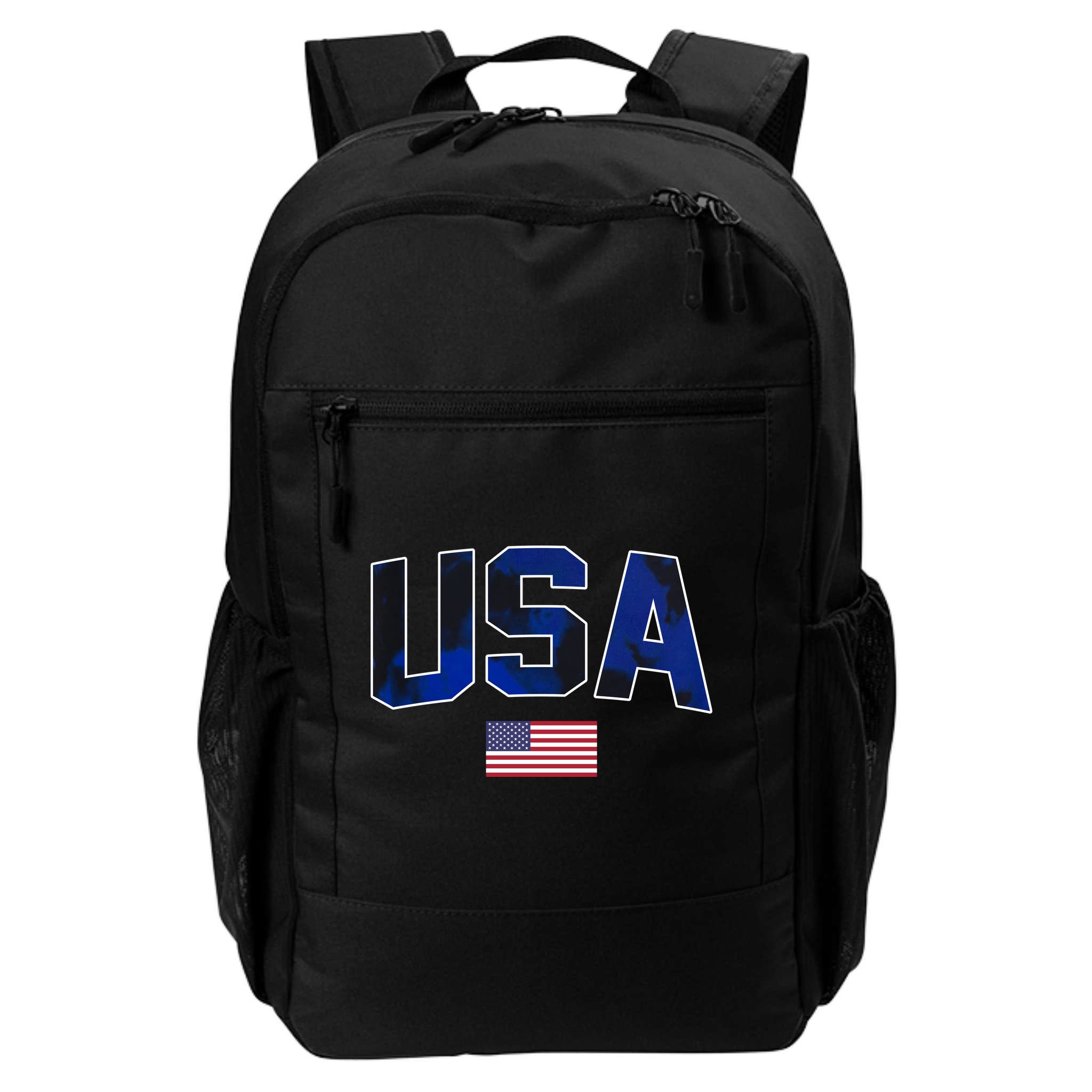 States United USA Tie Dye Soccer Jersey American Football Backpack