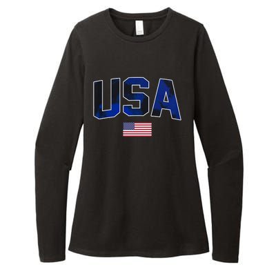 States United USA Tie Dye Soccer Jersey American Football Womens CVC Long Sleeve Shirt