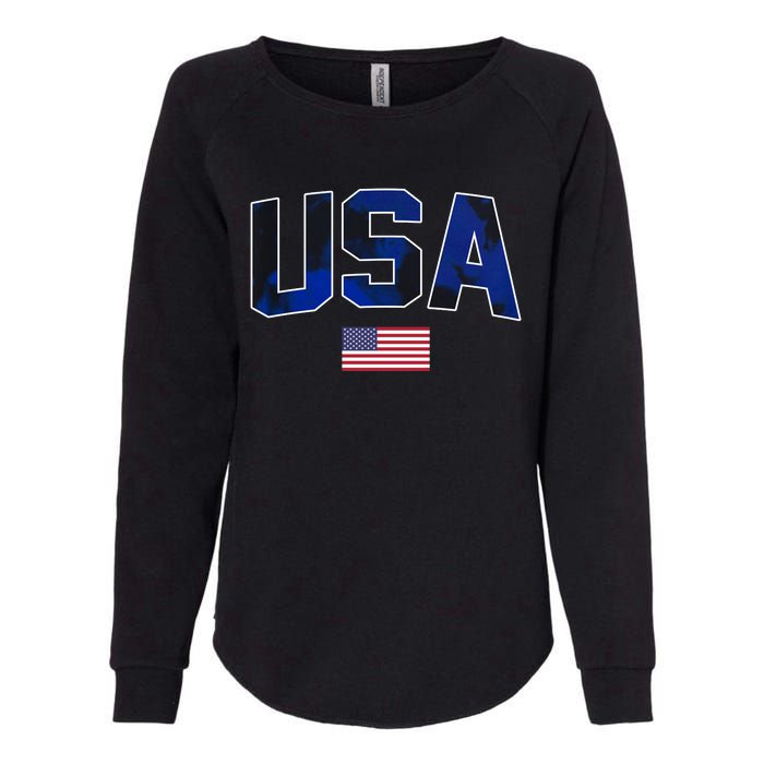 States United USA Tie Dye Soccer Jersey American Football Womens California Wash Sweatshirt