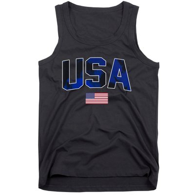 States United USA Tie Dye Soccer Jersey American Football Tank Top