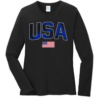 States United USA Tie Dye Soccer Jersey American Football Ladies Long Sleeve Shirt