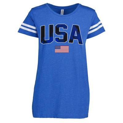 States United USA Tie Dye Soccer Jersey American Football Enza Ladies Jersey Football T-Shirt