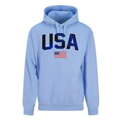 States United USA Tie Dye Soccer Jersey American Football Unisex Surf Hoodie