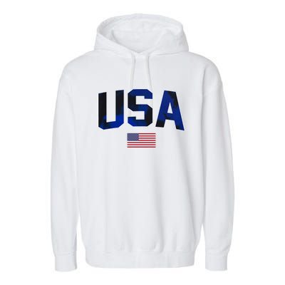 States United USA Tie Dye Soccer Jersey American Football Garment-Dyed Fleece Hoodie