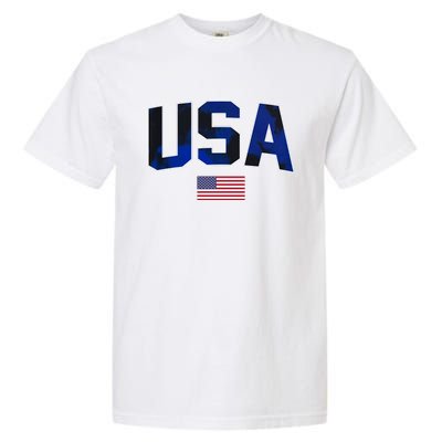 States United USA Tie Dye Soccer Jersey American Football Garment-Dyed Heavyweight T-Shirt