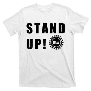 Stand Up UAW Solidarity United Auto Workers Anti AI Strike T-Shirt