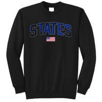 States United USA Tie Dye Soccer American Flag United States 4th Of July Sweatshirt