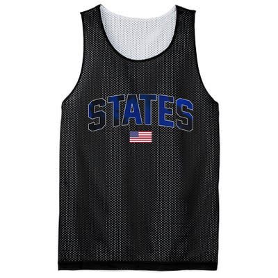 States United USA Tie Dye Soccer American Flag United States 4th Of July Mesh Reversible Basketball Jersey Tank