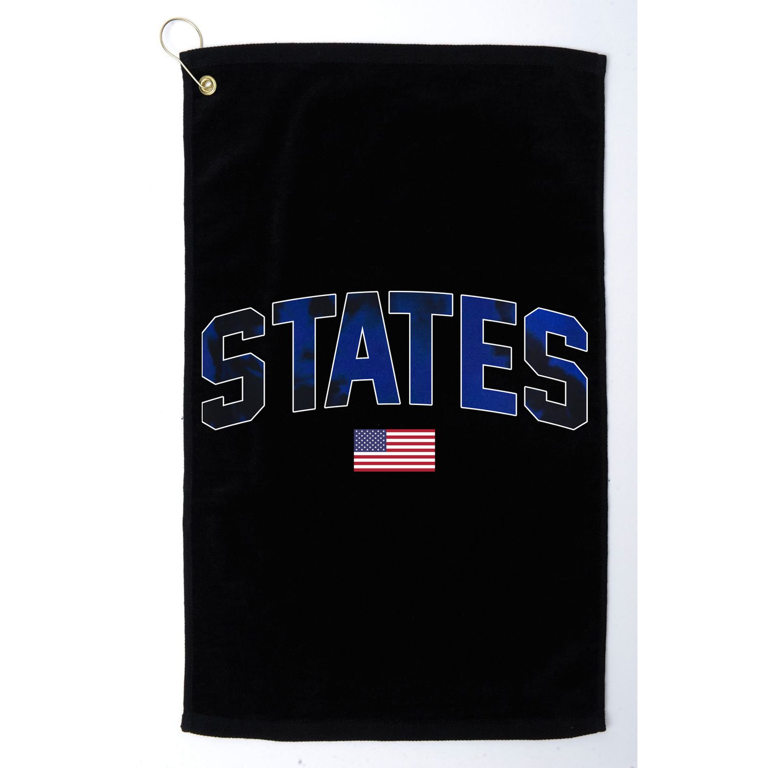 States United USA Tie Dye Soccer American Flag United States 4th Of July Golf Towel