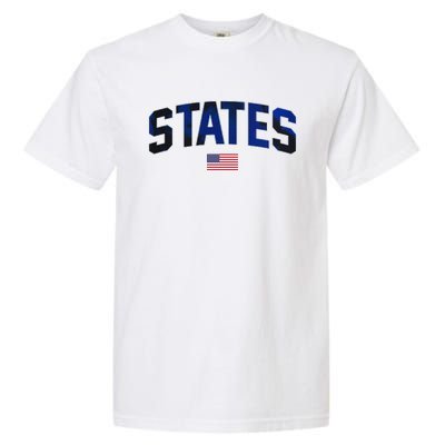 States United USA Tie Dye Soccer American Flag United States 4th Of July Garment-Dyed Heavyweight T-Shirt