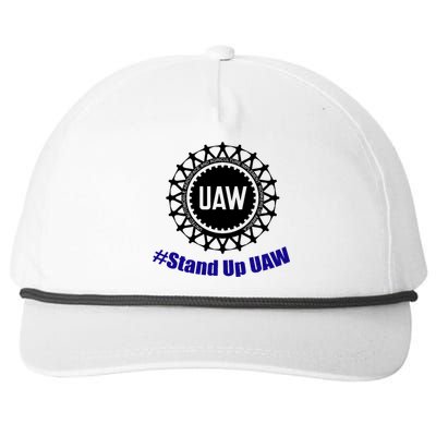 Stand Up UAW UAW Strike United Auto Workers Union UAW Strong Snapback Five-Panel Rope Hat