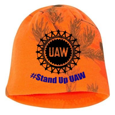 Stand Up UAW UAW Strike United Auto Workers Union UAW Strong Kati - Camo Knit Beanie