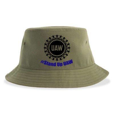 Stand Up UAW UAW Strike United Auto Workers Union UAW Strong Sustainable Bucket Hat