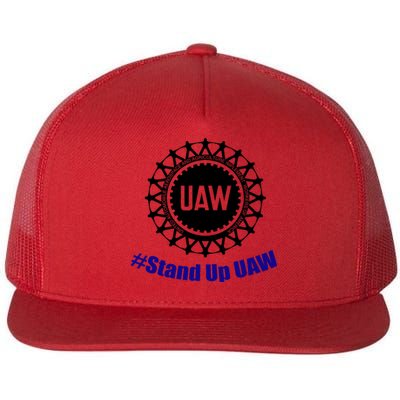 Stand Up UAW UAW Strike United Auto Workers Union UAW Strong Flat Bill Trucker Hat