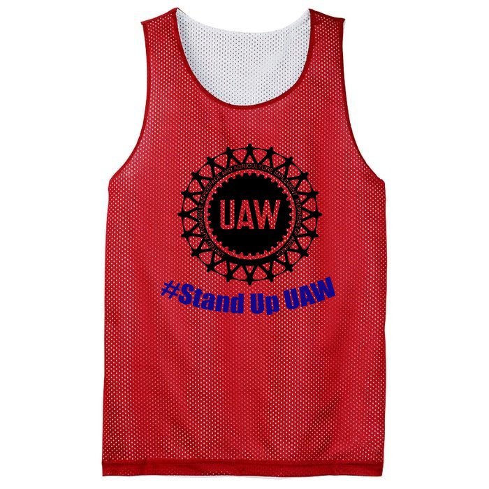 Stand Up UAW UAW Strike United Auto Workers Union UAW Strong Mesh Reversible Basketball Jersey Tank