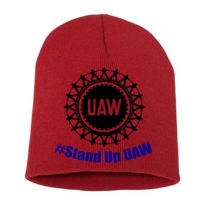 Stand Up UAW UAW Strike United Auto Workers Union UAW Strong Short Acrylic Beanie