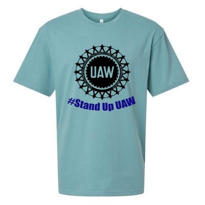 Stand Up UAW UAW Strike United Auto Workers Union UAW Strong Sueded Cloud Jersey T-Shirt