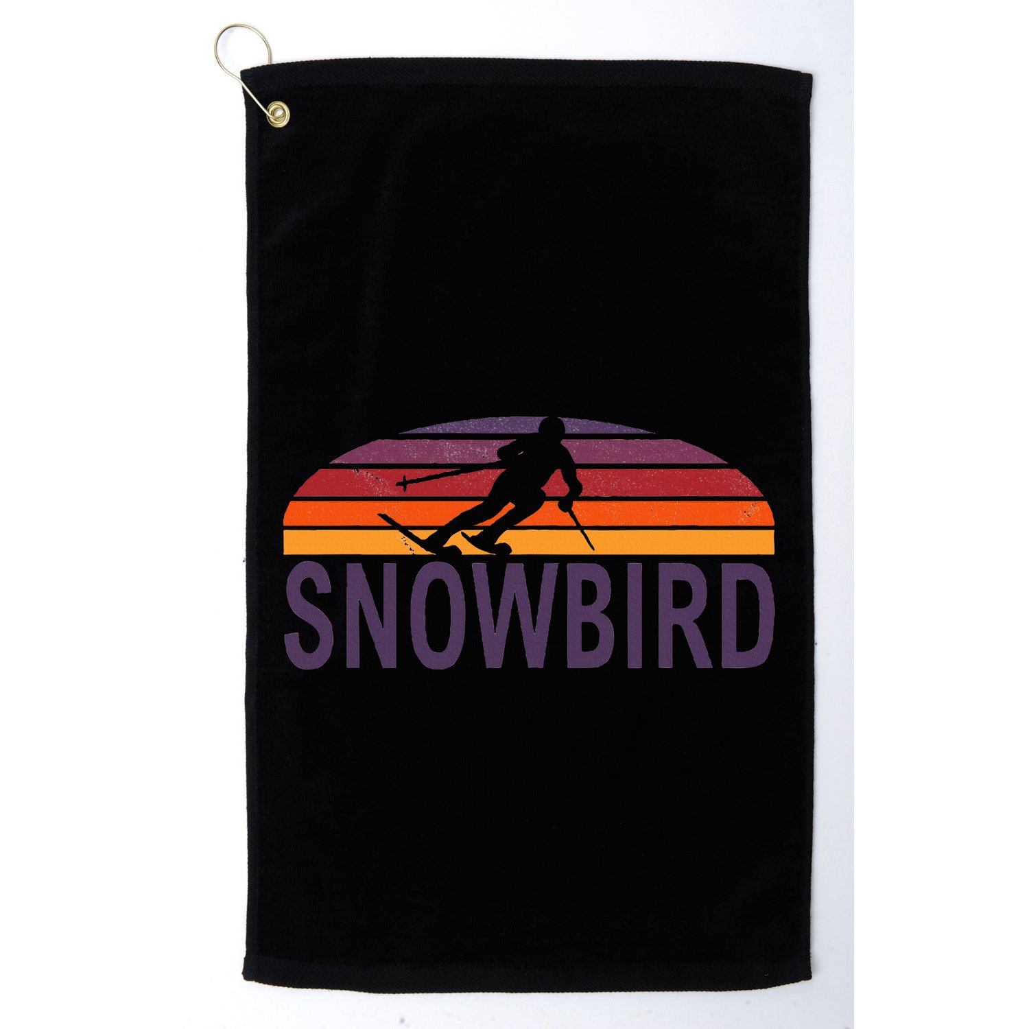 Snowbird Utah Usa Ski Resort Snowboarding Golf Towel